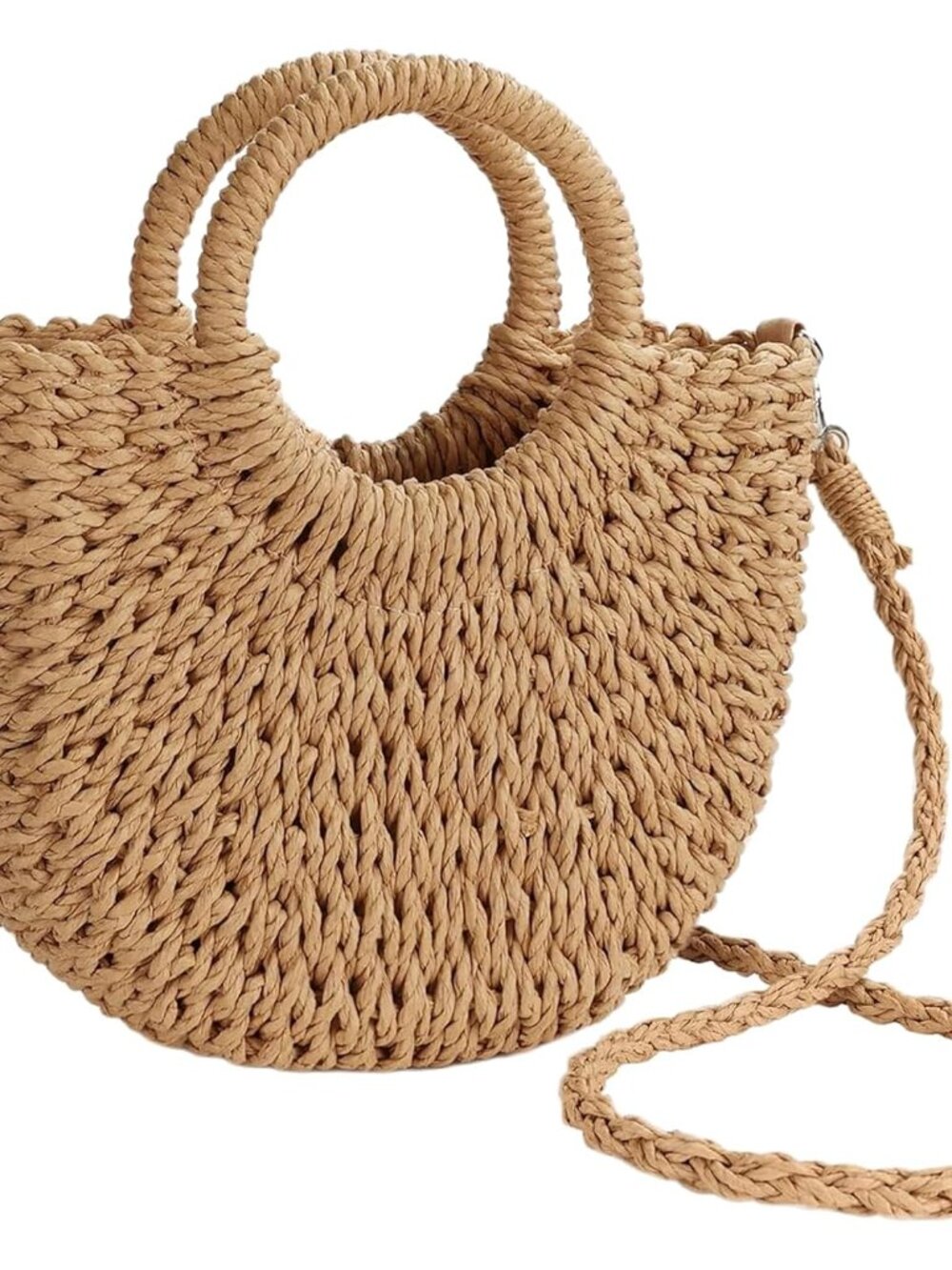 Straw Purses for Women 2026 Summer Crossbody Bags Handmade Woven Purse Summer Be